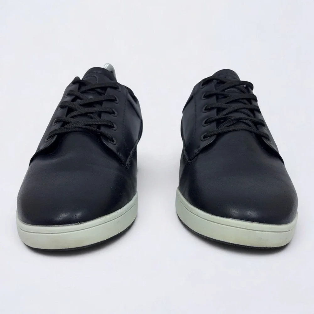 Aldo Abel Casual Shoes Men's Size 9.5 Black White Leather Lace Up Sneakers